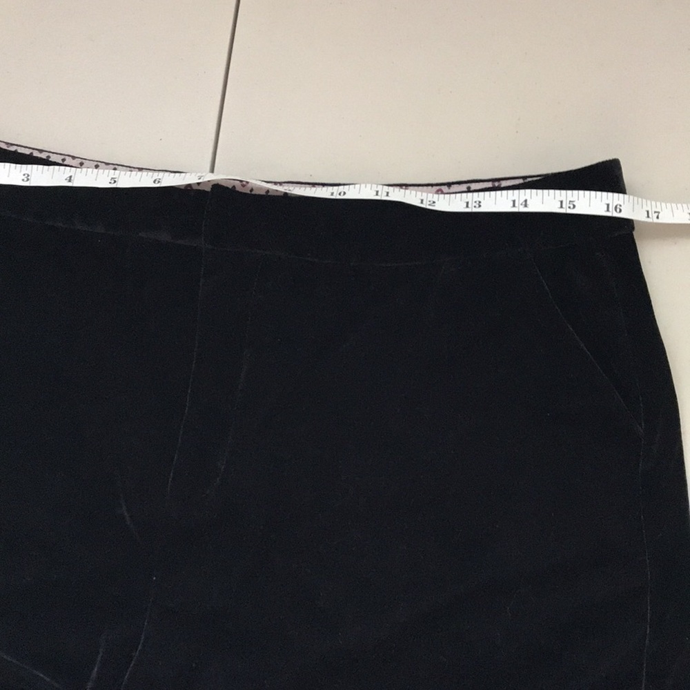 Cupcakes and cashmere velvet velour high waist shorts black size 10 - Picture 7 of 11